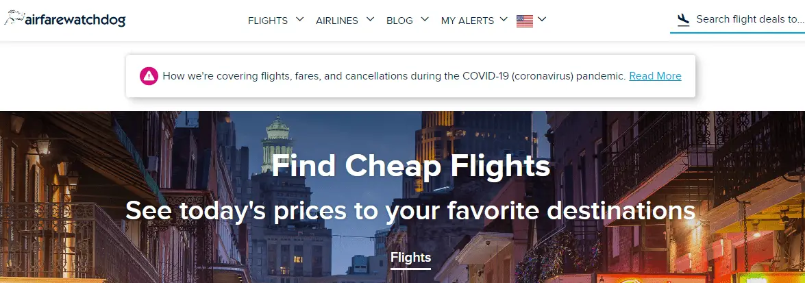 cheap flights- air watchdog