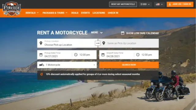 motorcycle tour planner