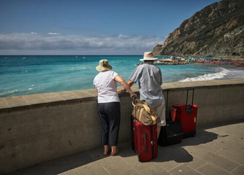 senior people travel