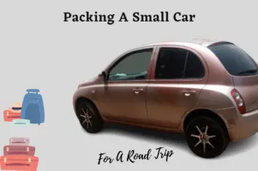 Packing a small car for a road trip